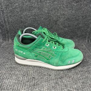 ASICS Gel Lyte 3 III Green Puddle Pack Suede Casual Shoes Mens Size 9.5 H5U3L